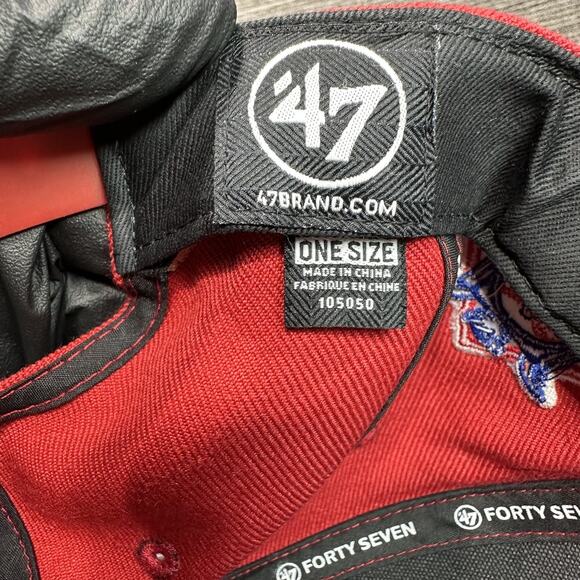 Washington Nationals Hat Snapback Red Embroidered National League MLB Adult - Picture 7 of 10